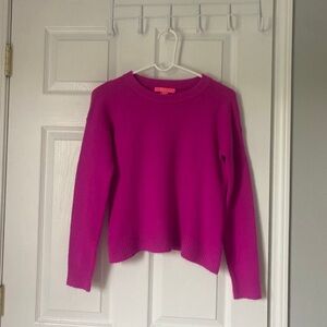 Lilly Pulitzer Vibrant Pink Crew Neck Sweater